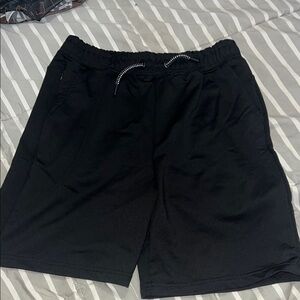 Versatile Kids Black Athletic Shorts